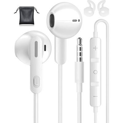 Ailzpxx Kabel-Kopfhörer mit Mikrofon & Volumenregler – Für AllIhre Geräte