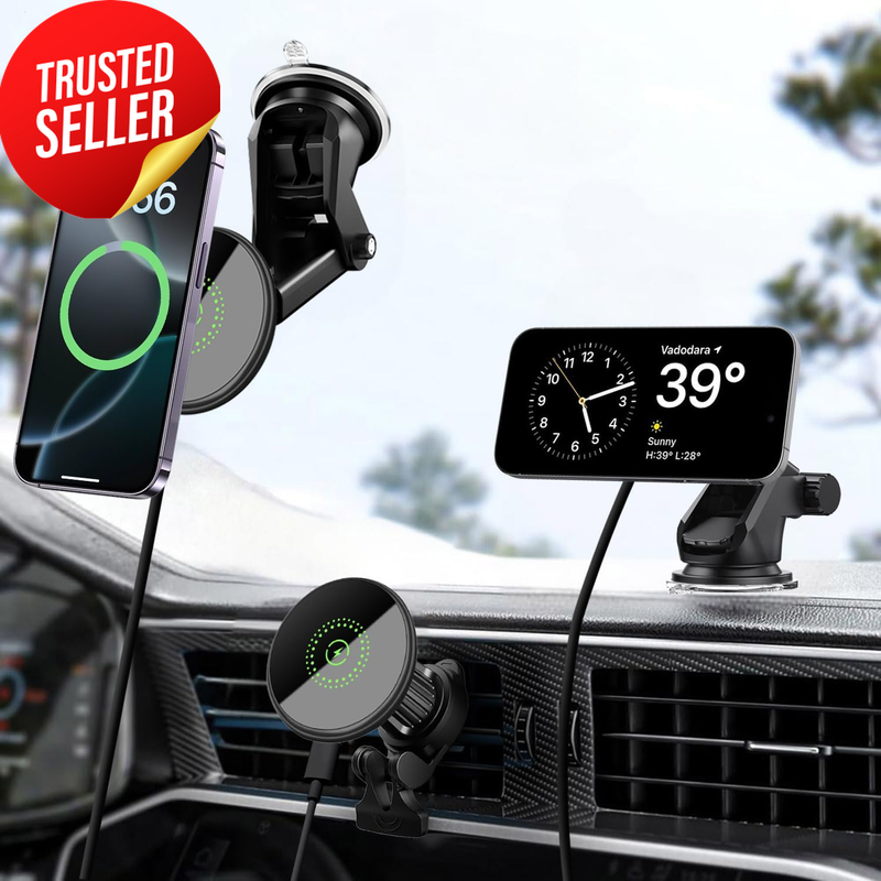 20W Fast Wireless Magnetic Car Charger MagSafe Mount