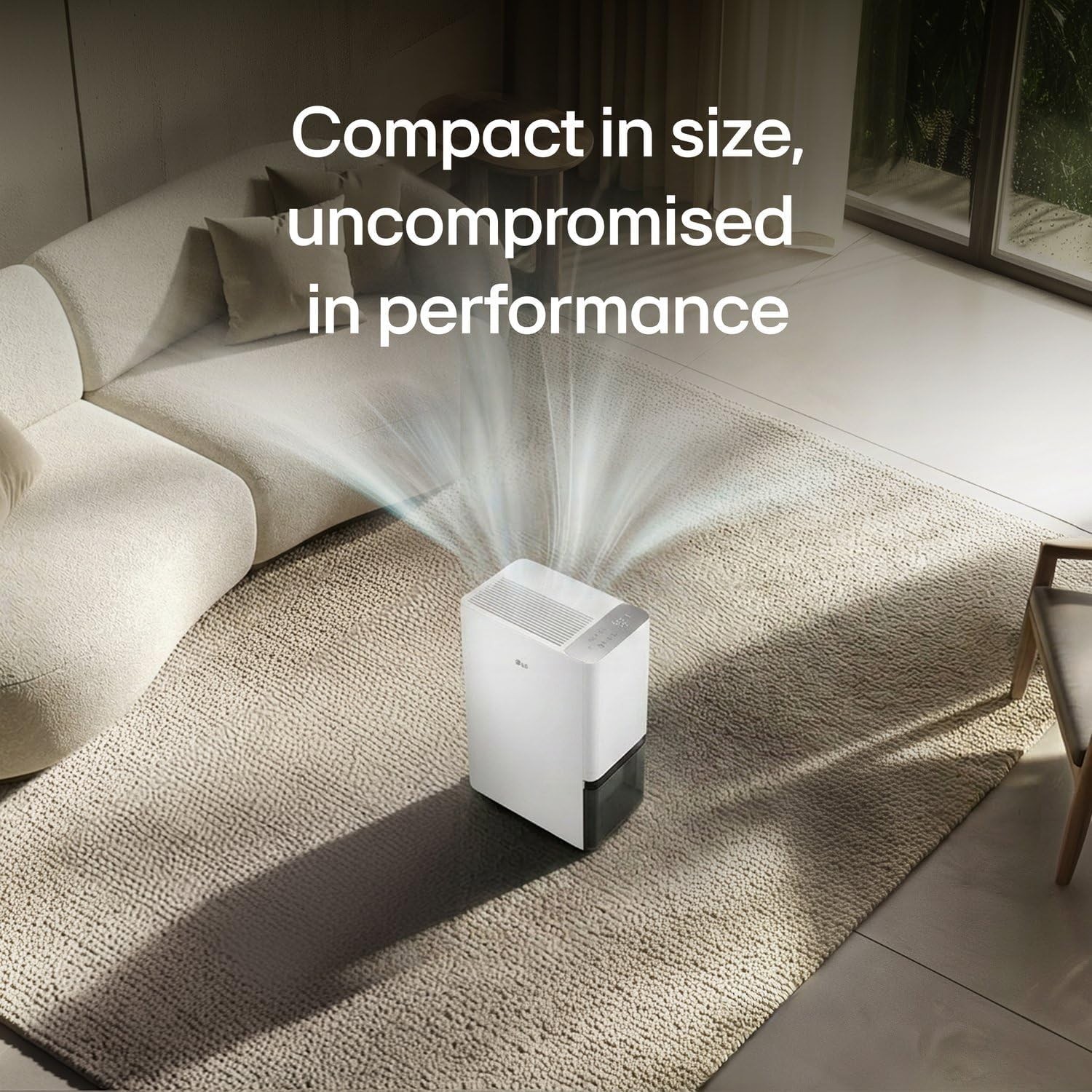 LG PuriCare DT501BWR0 50 Pint Smart Dehumidifier WiFi ThinQ Energy Star White photo 2