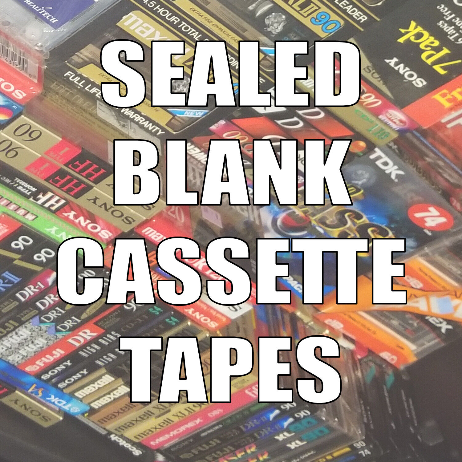 BLANK SEALED CASSETTE TAPES - Normal & High Bias - New Audio