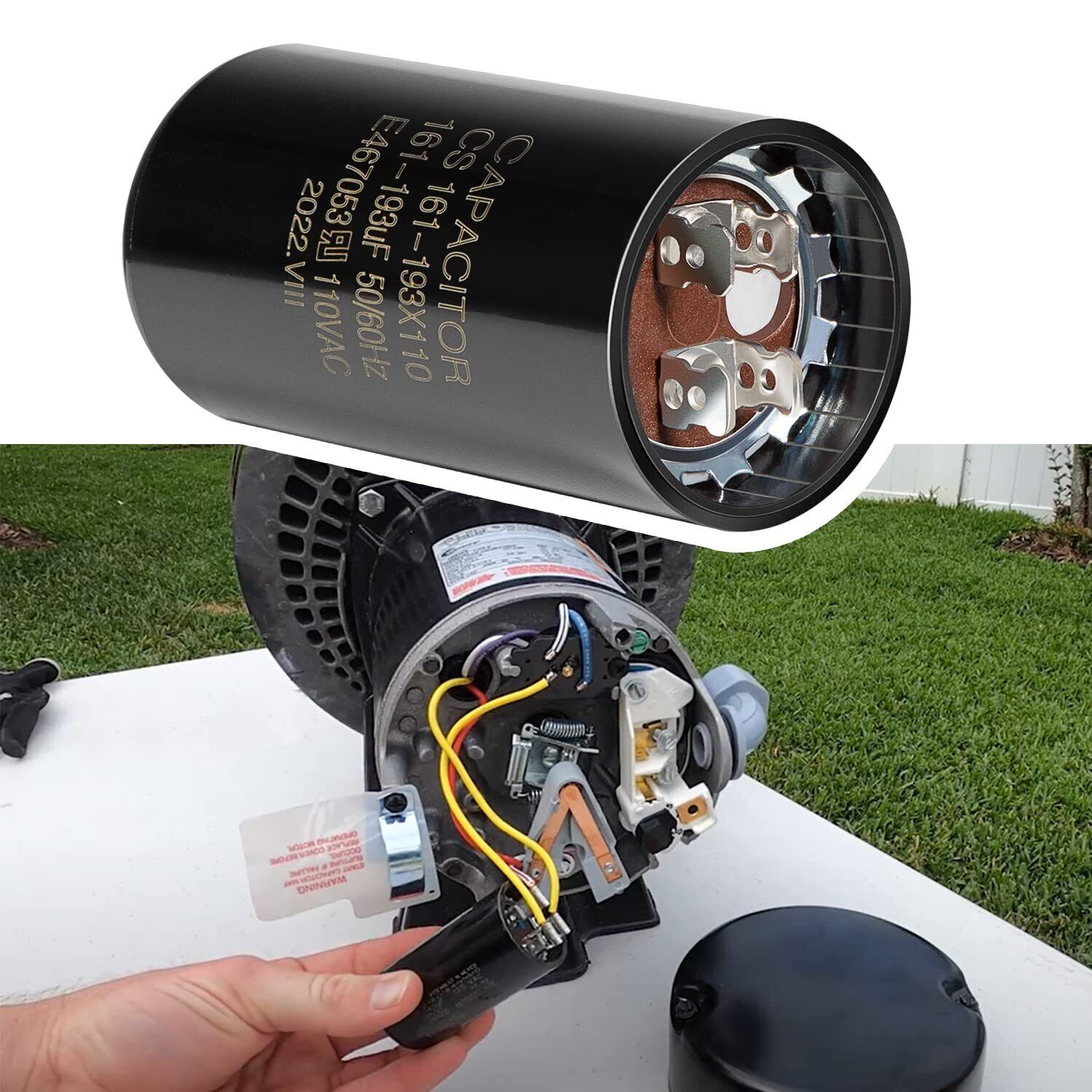 Pool Pump Motor Start Capacitor For Hayward Super Pump & Max Pool Pump Motor Start Capacitor For Hayward Super Pump & Max