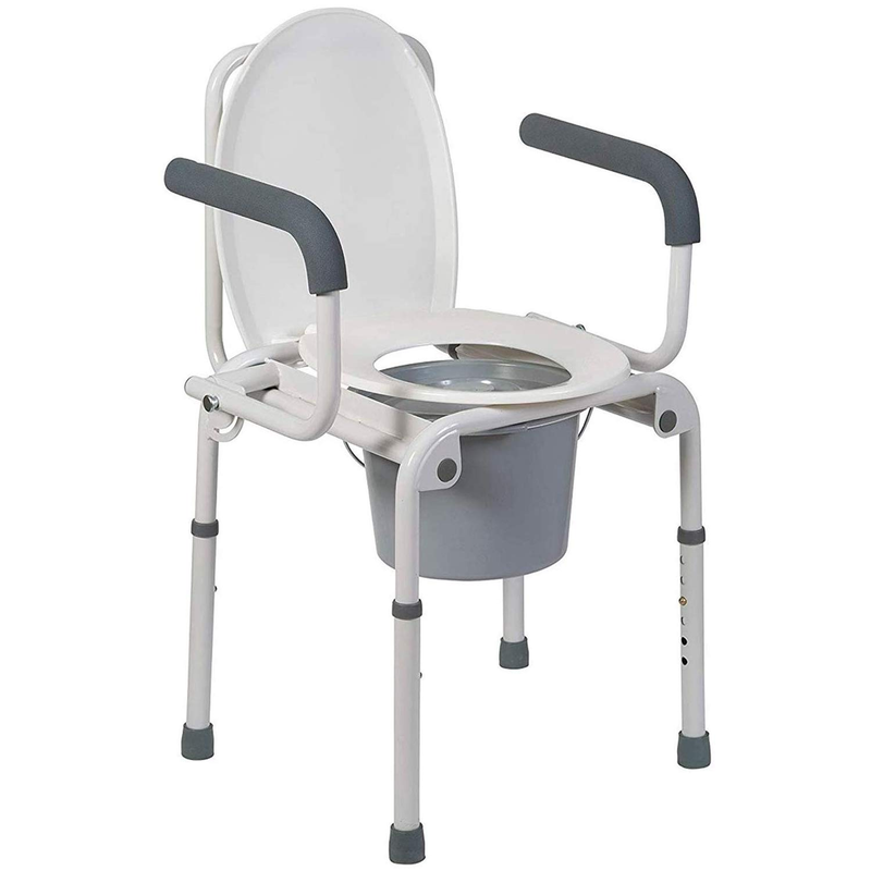 Portable Toilet for Adults, Deluxe Commode for the Elderly, 