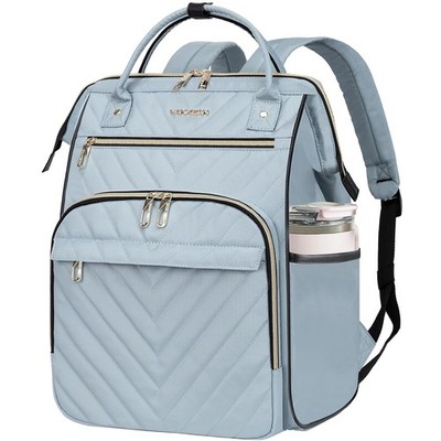 VANKEAN 17 Zoll Laptop-Rucksack wasserdicht blau College Business Reise
