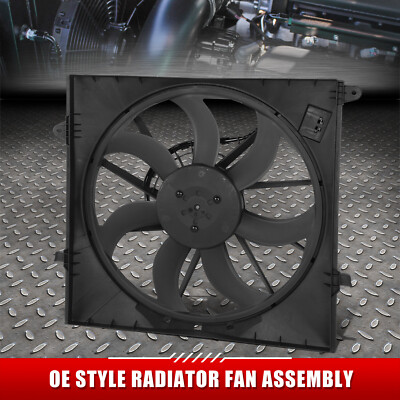 Для 19-20 Santa Fe 2.0L L4 4-цилиндровый двигатель OE в стиле OE Вентилятор охлаждения радиатора в сборе