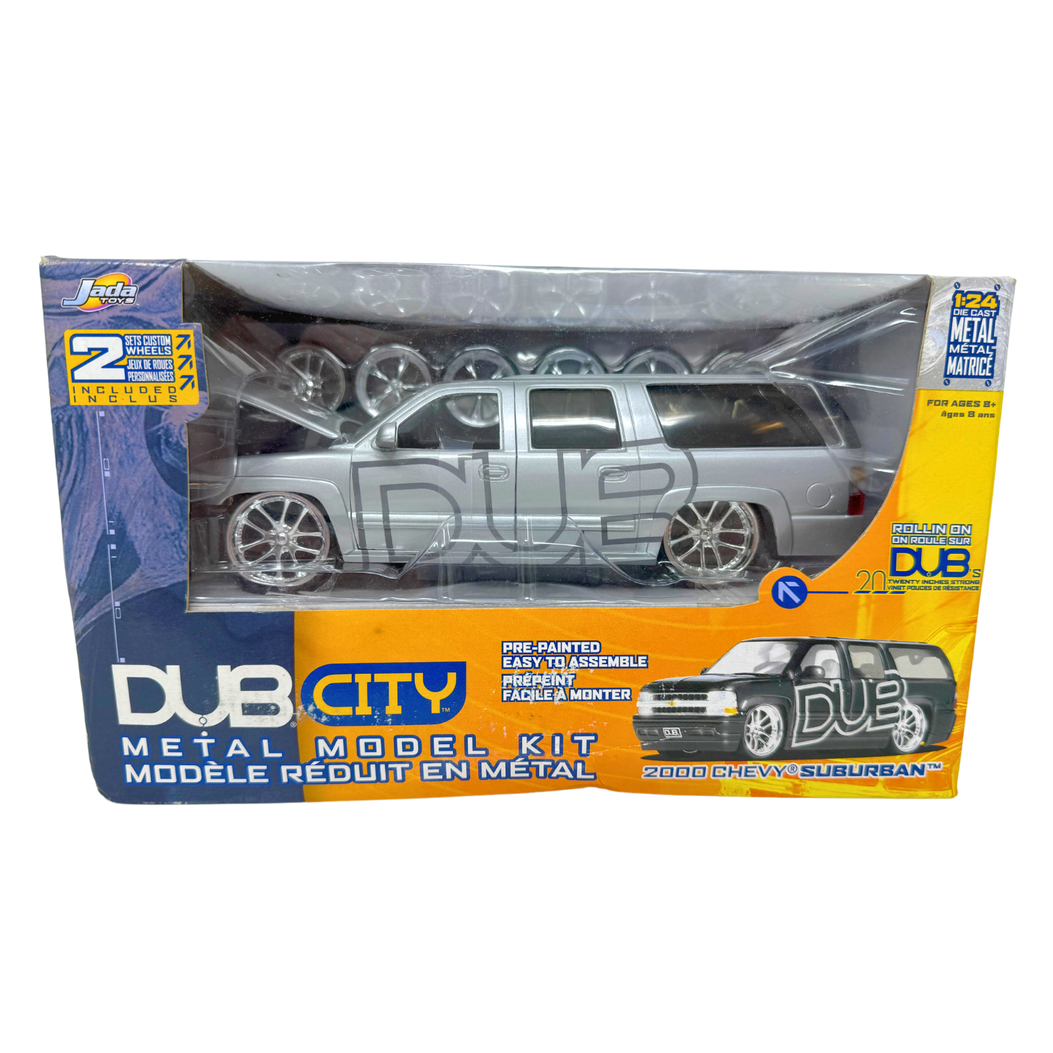2000 CHEVY SUBURBAN シェビー サバーバン 1/24 JADA TOYS DUB LOWERED 2000 CHEVROLET SUBURBAN 1/24 DIECAST