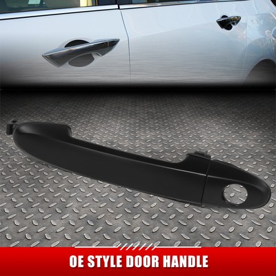 Для 07-12 Santa Fe Наружная ручка передней левой двери с черной грунтовкой и замочной скважиной