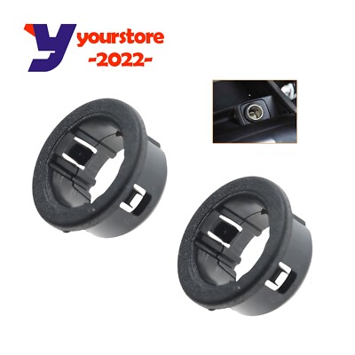 Set of 2 Cigarette Lighter Mounting Ring Instrument Panel for 08-10 Dodge Ram 55