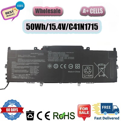 C41N1715  Battery For ASUS Zenbook 13 UX331UA UX331UN UX331FN U3100FN U3100UN