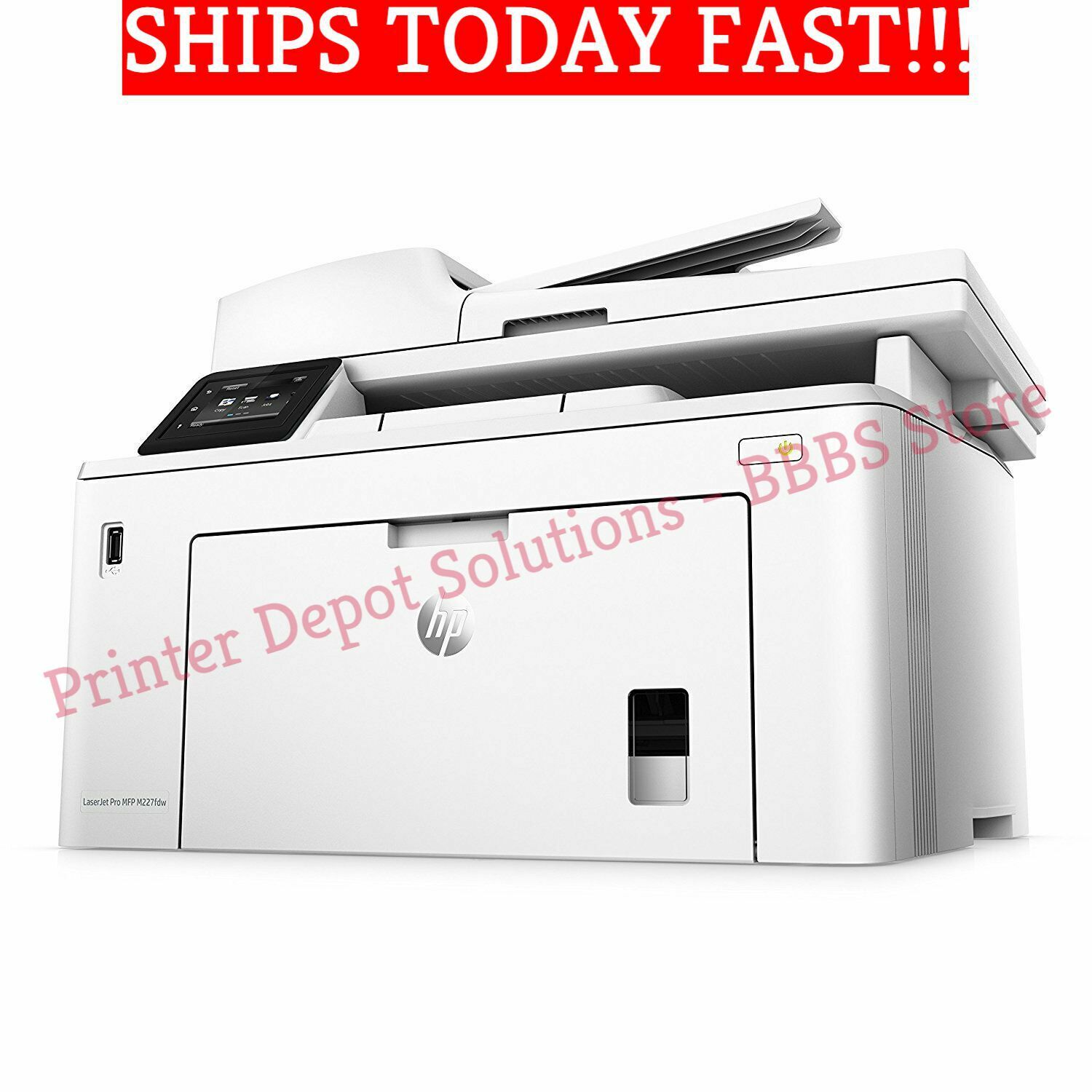 New HP LaserJet Pro M227fdw All-in-One Wireless WiFi Laser ...