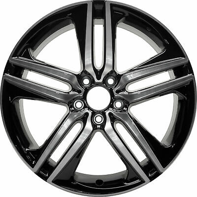 New 19" x 8" CNC Black Replacement Wheel Rim for 2016 2017 Honda Accord