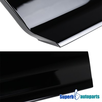 Fits 2015-2022 Mustang Glossy Black ABS Plastic Rear Trunk Decklid Panel Trim