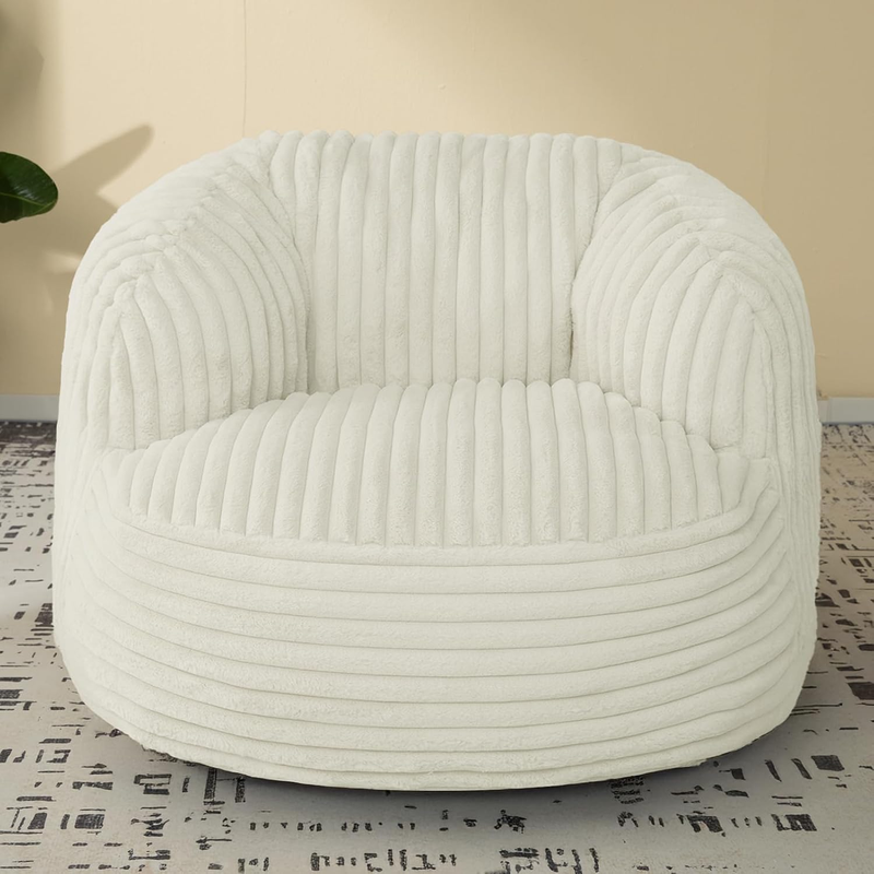 Bean Bag Chair for Adults and Teens, Comfy Cozy Bean Bag Chairs,Beanbag Chair for Dorm Lazy Couch Sofa Chair Living Room Gaming,Reading