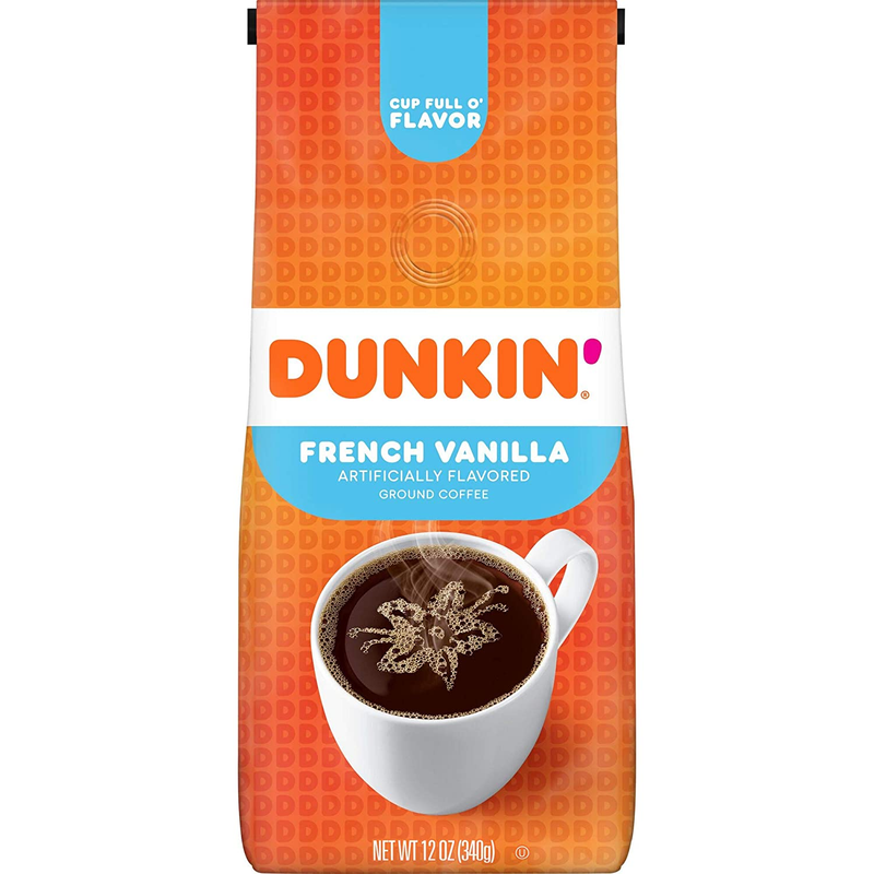 Dunkin' French Vanilla Artificially Flavored Ground Coffee, 