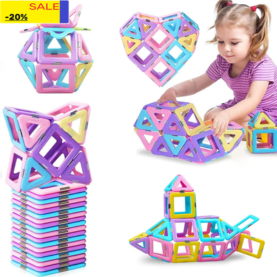 38PCS Magnetic Building Blocks Magnetic Tiles Educational Magnet