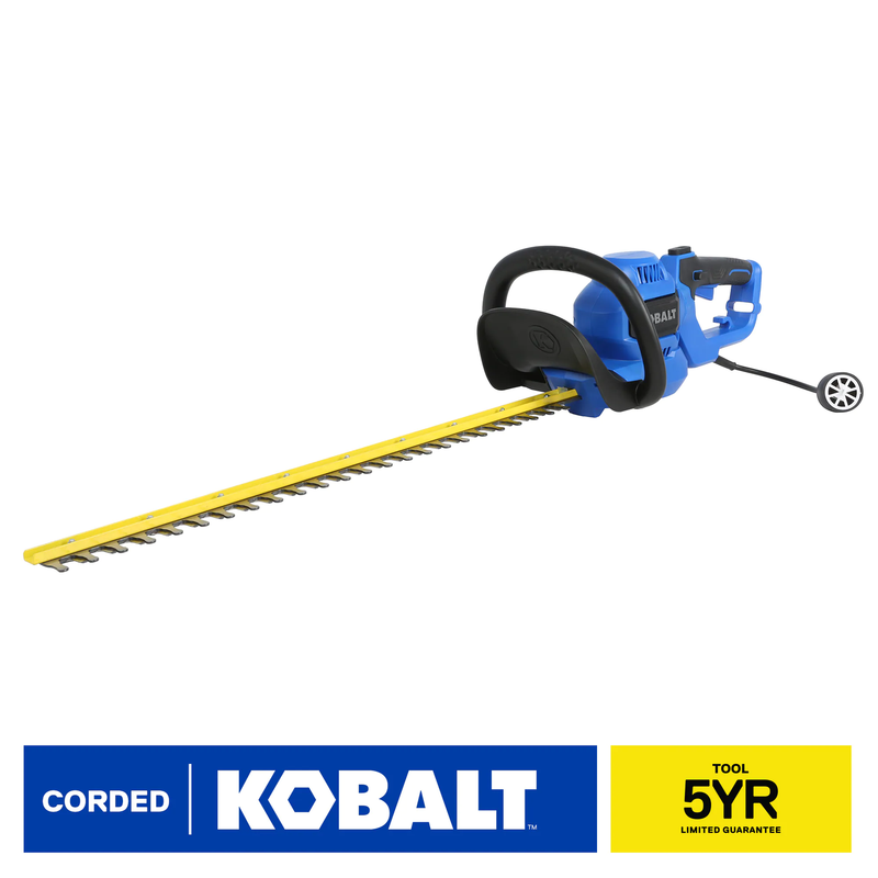 Kobalt 4-Amp 26-In Corded Electric Hedge Trimmer Rear handle rotates|663