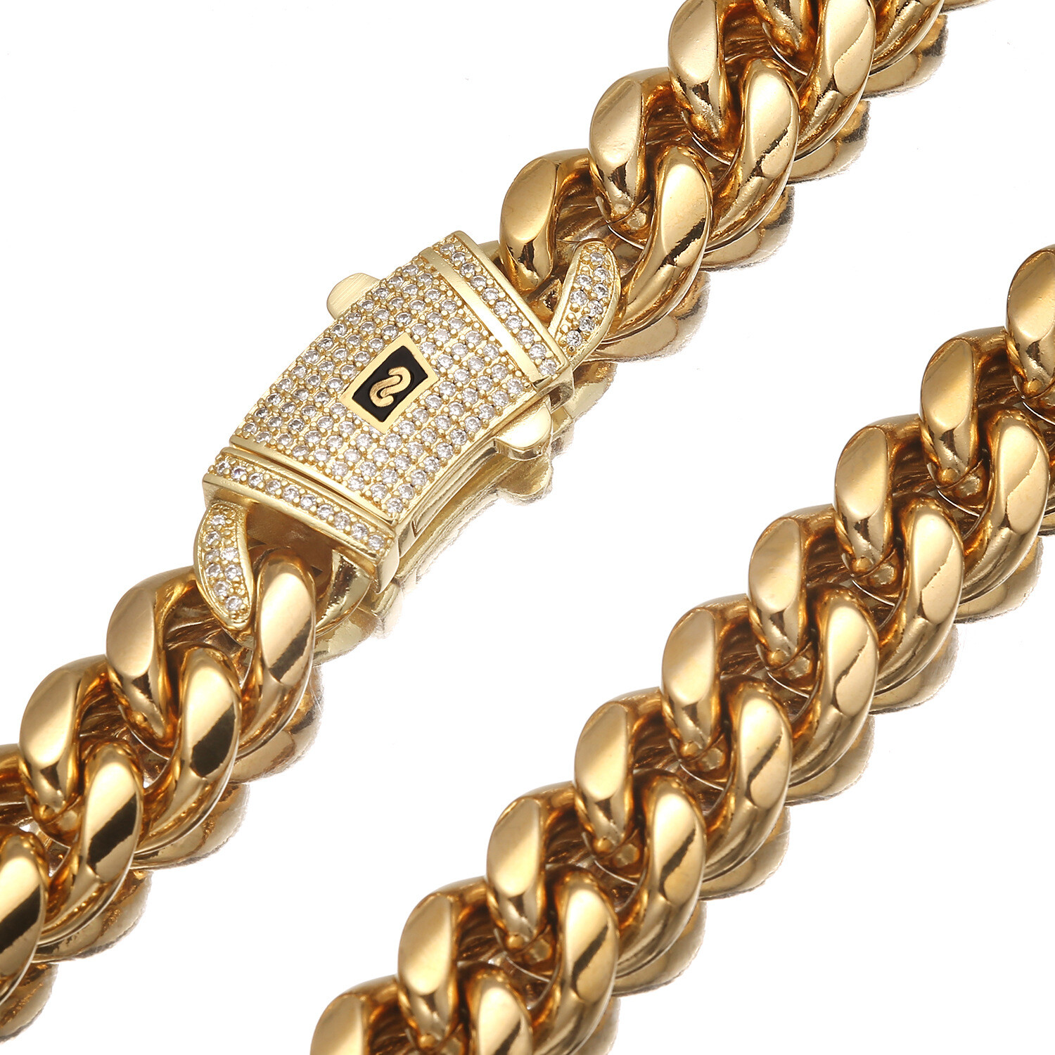 ネックレス・ペンダント ORR Cubic Chain Necklace ICEDIAMOND Men's Luxury 24MM Bubble Arc CZ Diamond Cuban