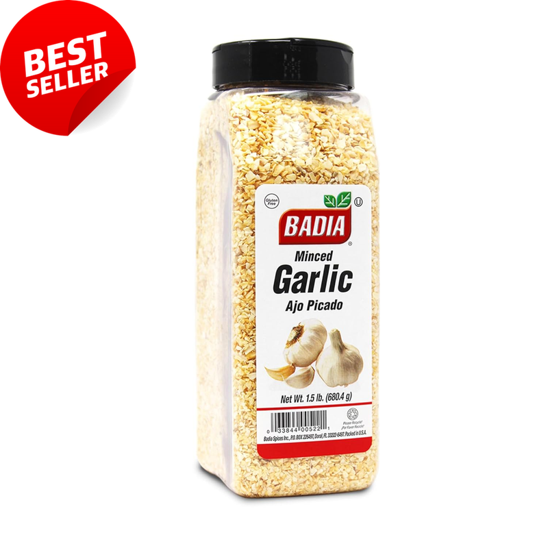 Garlic Minced, 1.5 Pound - All-Natural, Non-Gmo, Dehydrated Garlic Seasoning