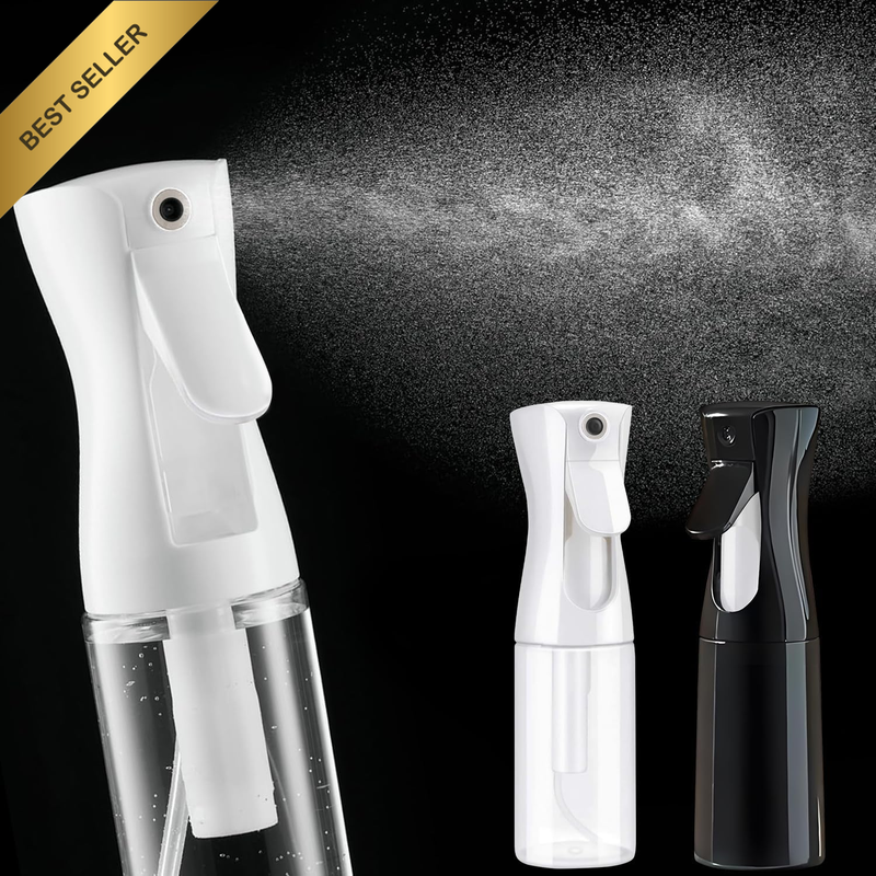 2 Pack Continuous Spray Bottle, 200Ml Hair Spray Bottle, Pressurized Ultra Fine