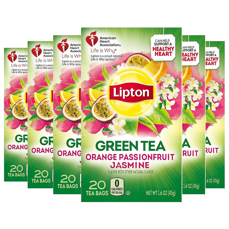 Bags Orange Passionfruit Jasmine Delicate Taste 20 Count Pac