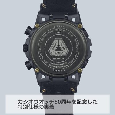 Pre-owned Casio Edifice Efs-s640ze-1ajr  Watch 50th Anniversary Model Japan 2024