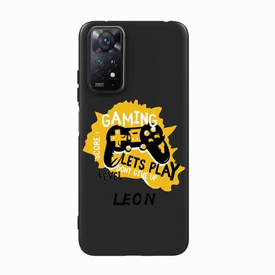 Boys Football Personalised Phone Case Cover Xiaomi Redmi Note 12 11 10 9 8 Pro