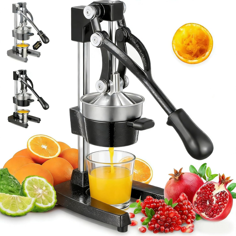 Heavy-Duty Manual Orange Juicer Machines, Manual Juicer Press with Labor-Saving
