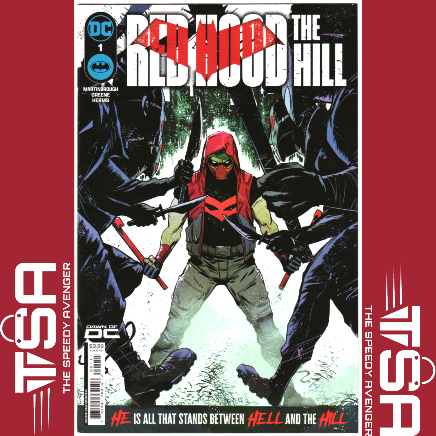 RED HOOD THE HILL #1 Sanford Greene Regular Cover A 2024 DC Comics Martinbrough