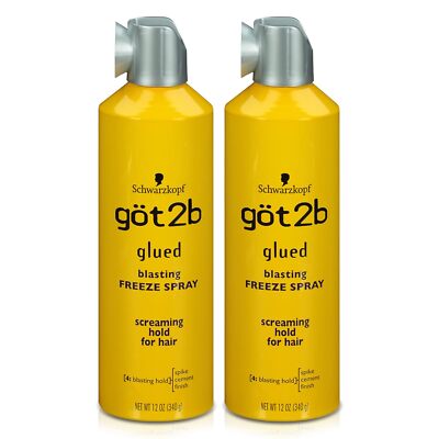 GOT 2B Glued Blasting Freeze Spray, 12 Ounce - Pack of 2