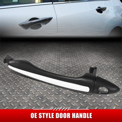 Для 14-18 Forte/5 Koup Черная/хромированная наружная ручка передней левой двери с замочной скважиной