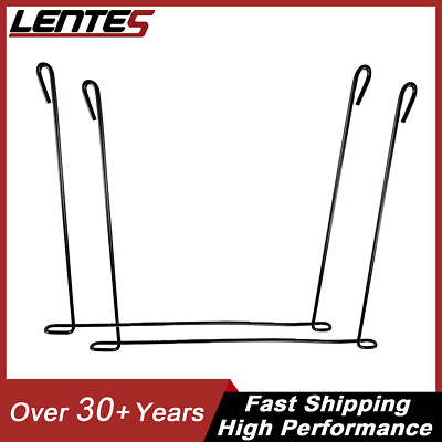 NEW 24'' x 21  Black Steel Mud Flap Anti-Sail Bracket - Straight - 2Pcs