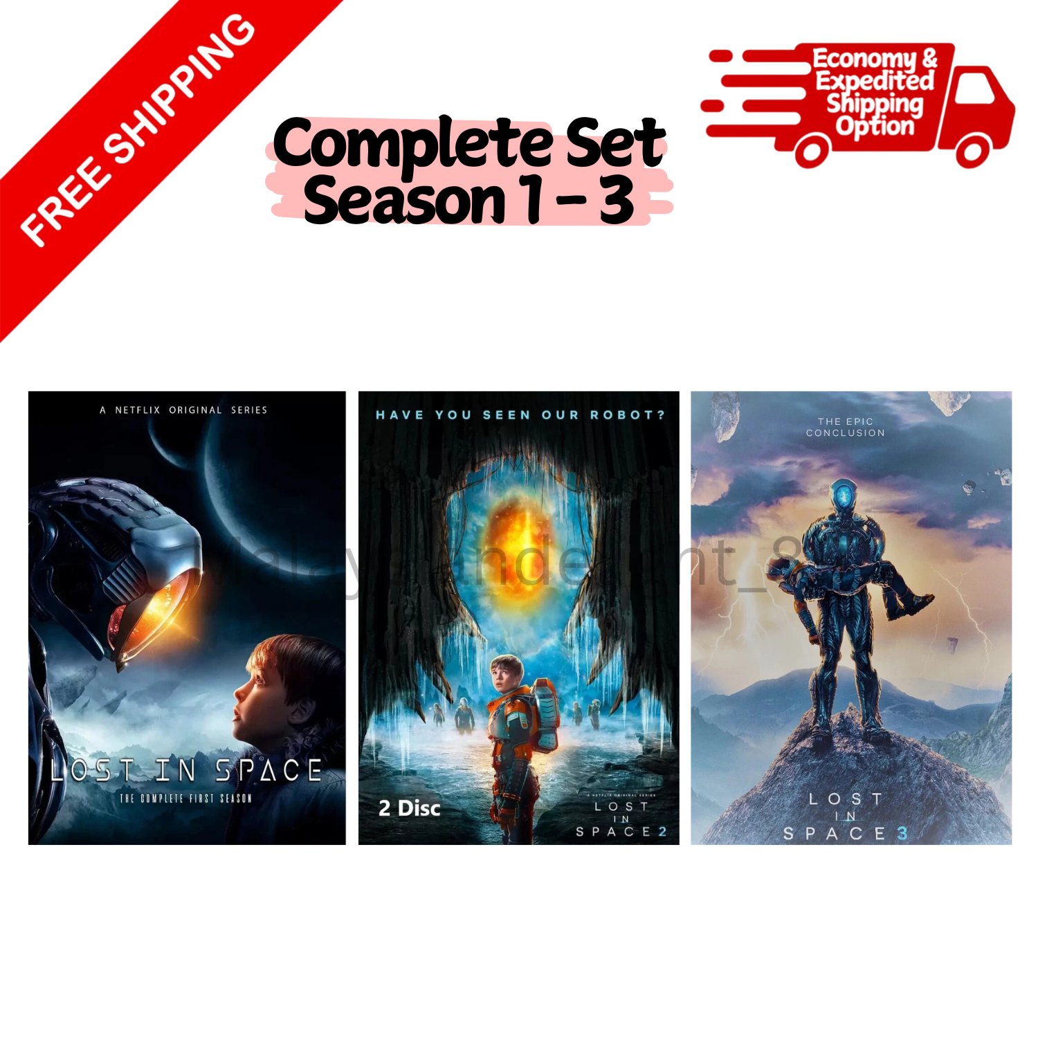 Lost in Space Complete Set (Season 1-3) Sci-Fi Adventure