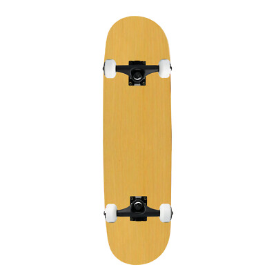 Moose Complete Skateboard Natural 8.5'' Black/White Assembled