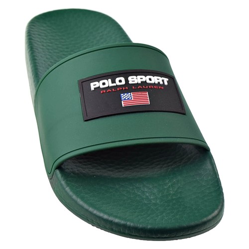 Мужские шлепанцы Polo Ralph Lauren Sport зеленые 809841217-004