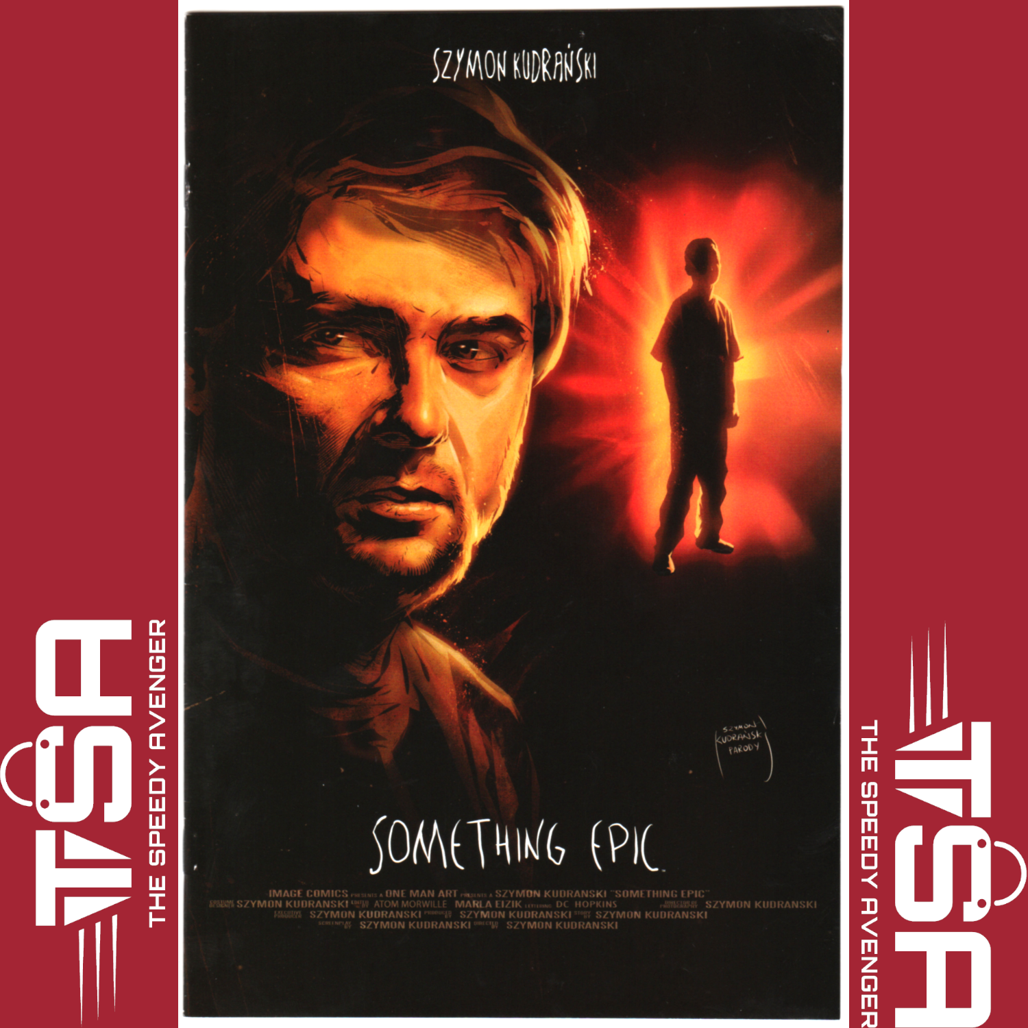 SOMETHING EPIC #6 Szymon Kudranski The Sixth Sense Homage Variant 2023 Image