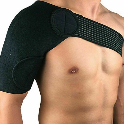 Left/Right Shoulder Brace Rotator Cuff Support Relief Pain Adjustable Belt