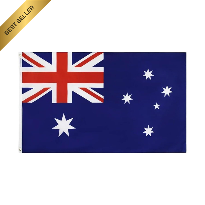 90X150Cm Australian Flag - Premium Outdoor Aussie Flag for National Pride & Spor