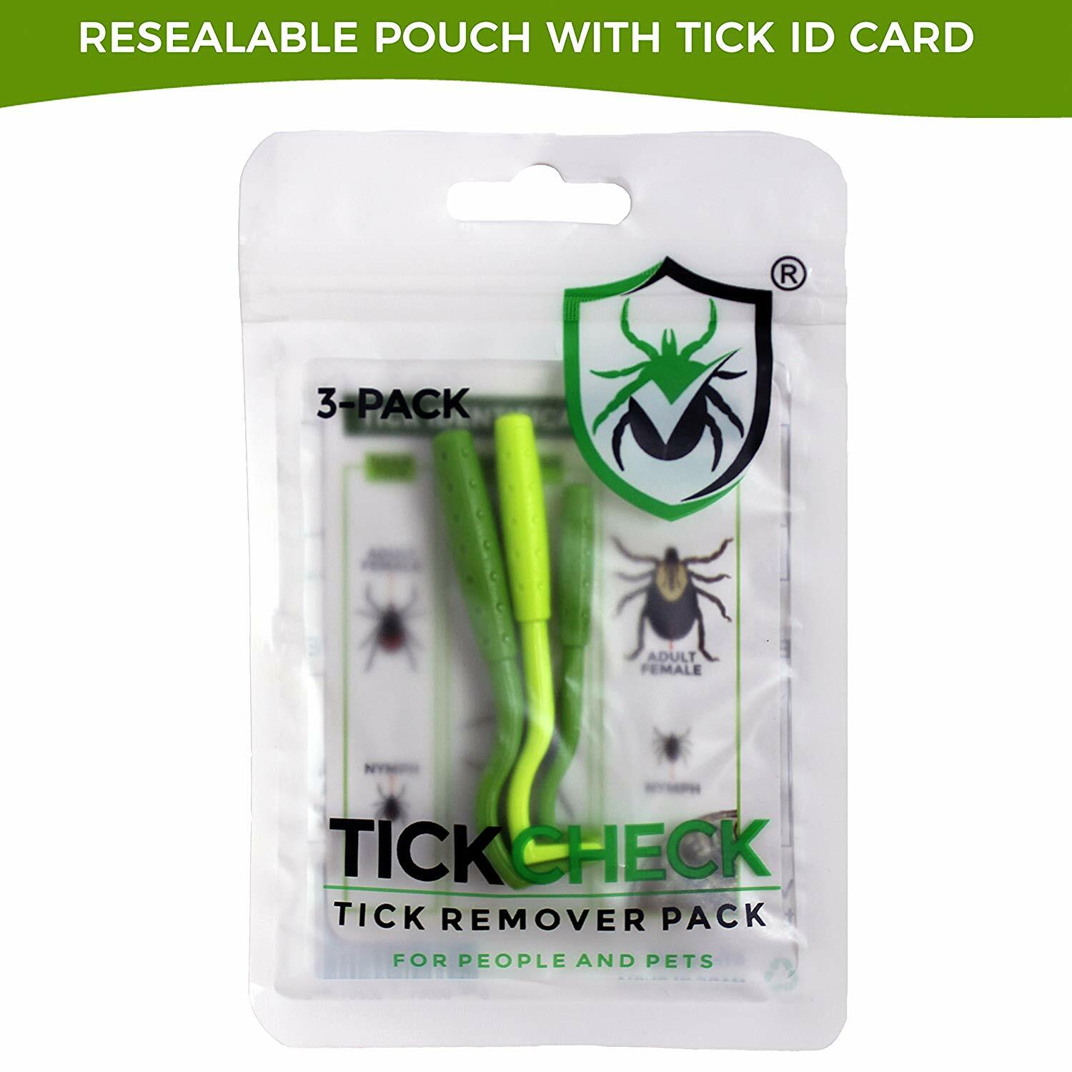 TickCheck Tick Remover Value 3 Pack - Tick Remover Tools