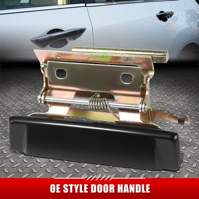 ДЛЯ 85-91 BMW E30 3-Й СЕРИИ СЕДАН ЧЕРНАЯ ЗАГРУНТОВАННАЯ НАРУЖНАЯ РУЧКА ЗАДНЕЙ ЛЕВОЙ БОКОВОЙ ДВЕРИ