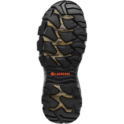 Pre-owned Realtree Lacrosse Men's Alphaburly Pro 18" Waterproof 400g Hunting Boot,  Edge