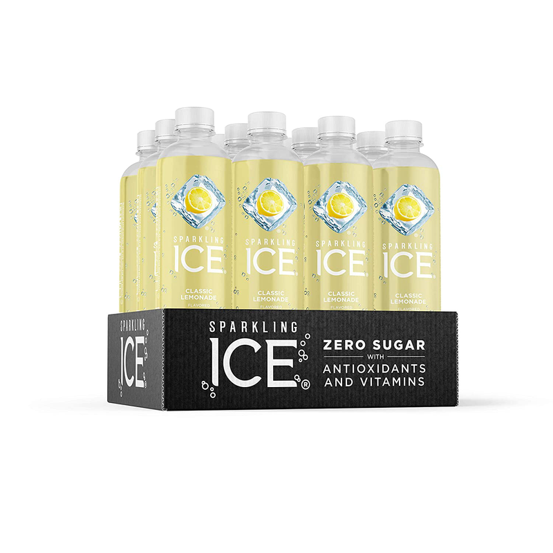 Classic Lemonade Sparkling Ice Water w/ Antioxidants & Vitam