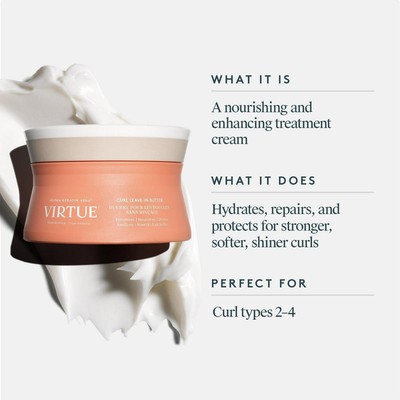 5.0 oz - Virtue - Shea Butter Heat Protect Curl Leave-In Butter |7985