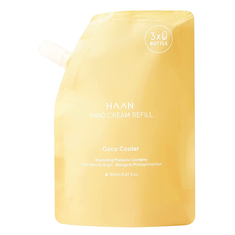 Hand Cream Refill Bag Nourishing Moisturizer for Dry, Cracked Hands, 96 % Natura