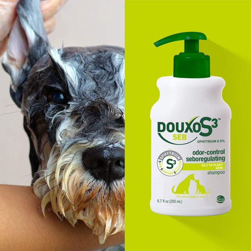 S3 SEB Shampoo 16.9 Oz (500 Ml) - Relief for Seborrhea in Dogs and Cats (Helps w