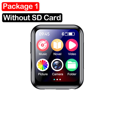 Bluetooth 5.4 MP4 MP3 Player w/ Camera Support 32-128GB Lossless Music FM Radio