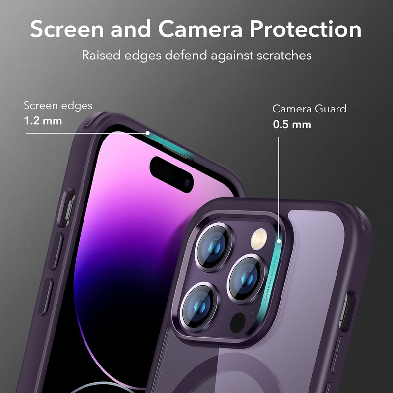 for iPhone 14 Pro Case MagSafe, Shockproof Military-Grade Protection, Scratch-Re