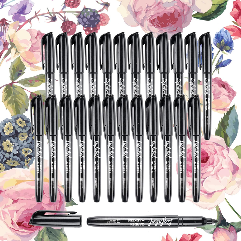 With Fine Tip,  Bulk Pack Of 24 With Black, Works On Pl