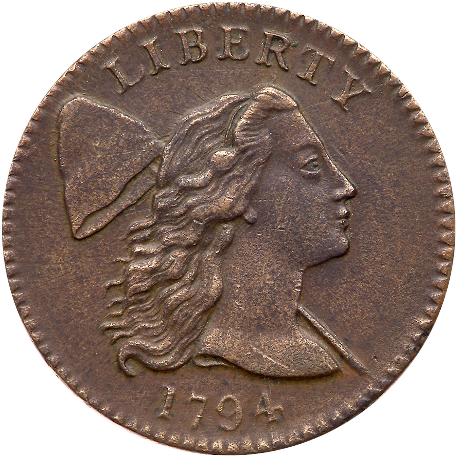 1794 S-22 PCGS AU Details Head of 94 Liberty Cap Large Cent