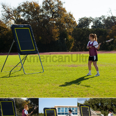 Champion Sports Deluxe Lacrosse Rebound Targets: Ball Return Bounce Back Net ...