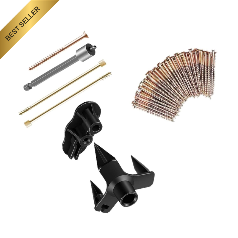 Squeaky Floor Repair Kit, Eliminates Floor Squeak Fit with 5 Tools and 50 Screws