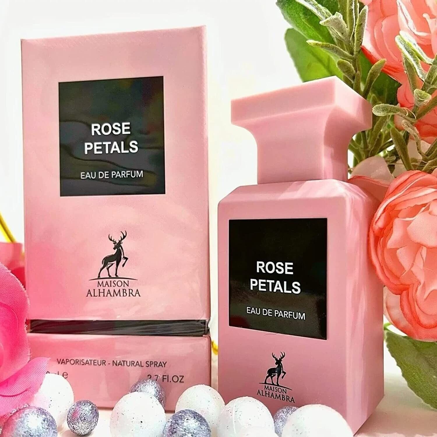 香水(ユニセックス) Rose Petals Maison Alhambra 80ml Amazon.com : ALHAMBRA ROSE PETALS EAU DE PARFUM 80ml